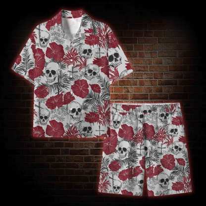 Poppy and Skull Graphic Resort Set