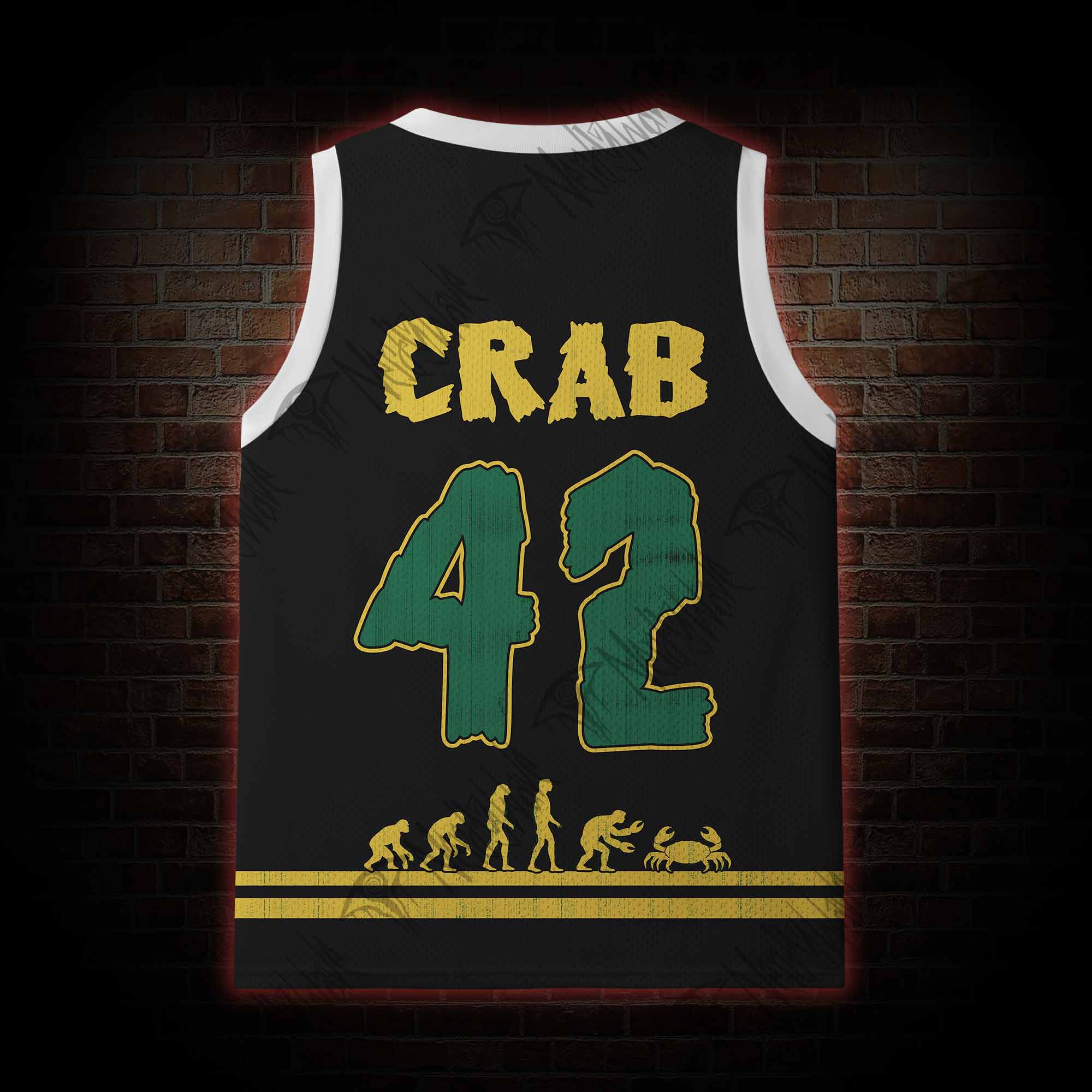 Reject Hunmanity Evolve into Crab Mesh Jersey Tank Top