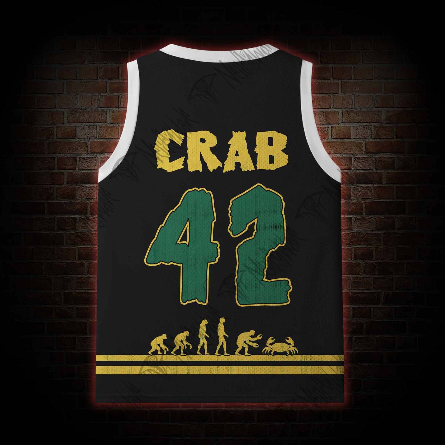 Reject Hunmanity Evolve into Crab Mesh Jersey Tank Top