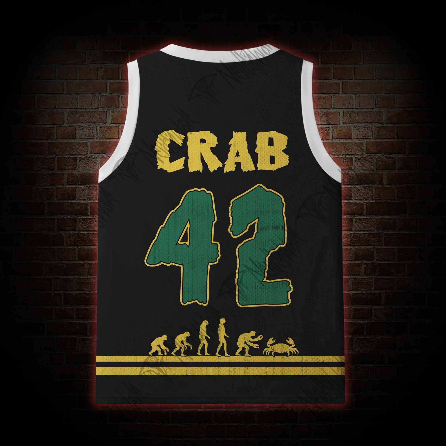 Reject Hunmanity Evolve into Crab Mesh Jersey Tank Top