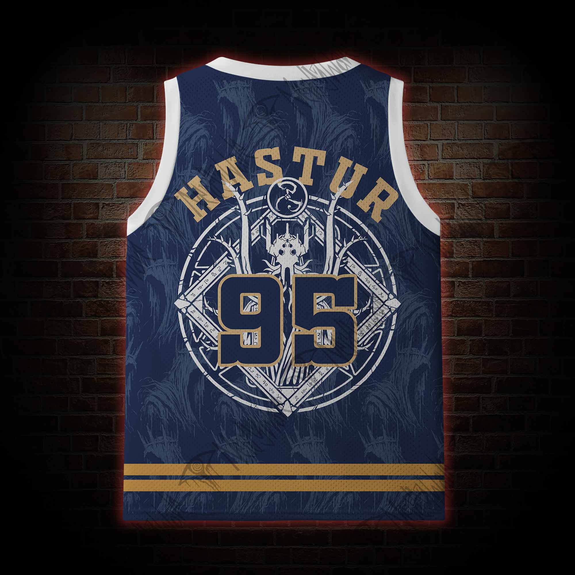 The King in Yellow Mesh Jersey Tank Top