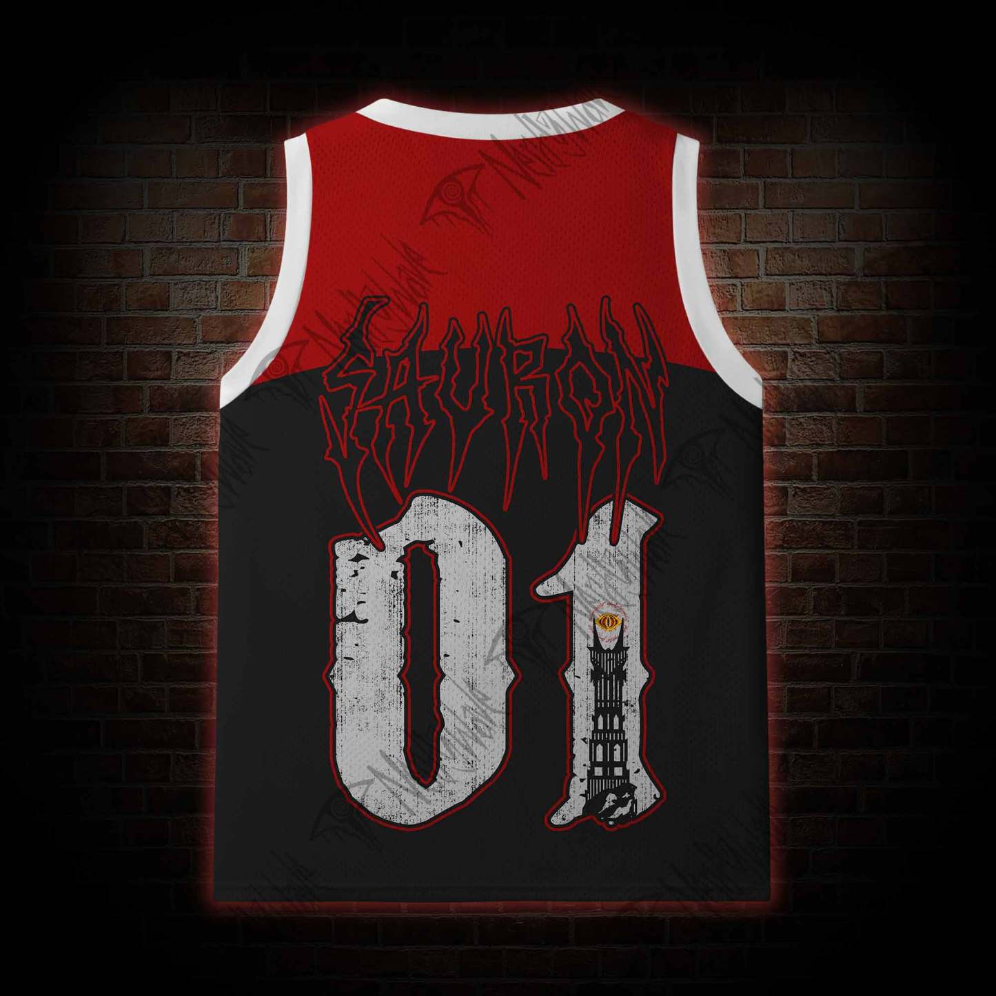 The Evil Eye Mesh Jersey Tank Top