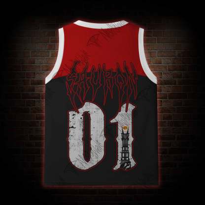 The Evil Eye Mesh Jersey Tank Top