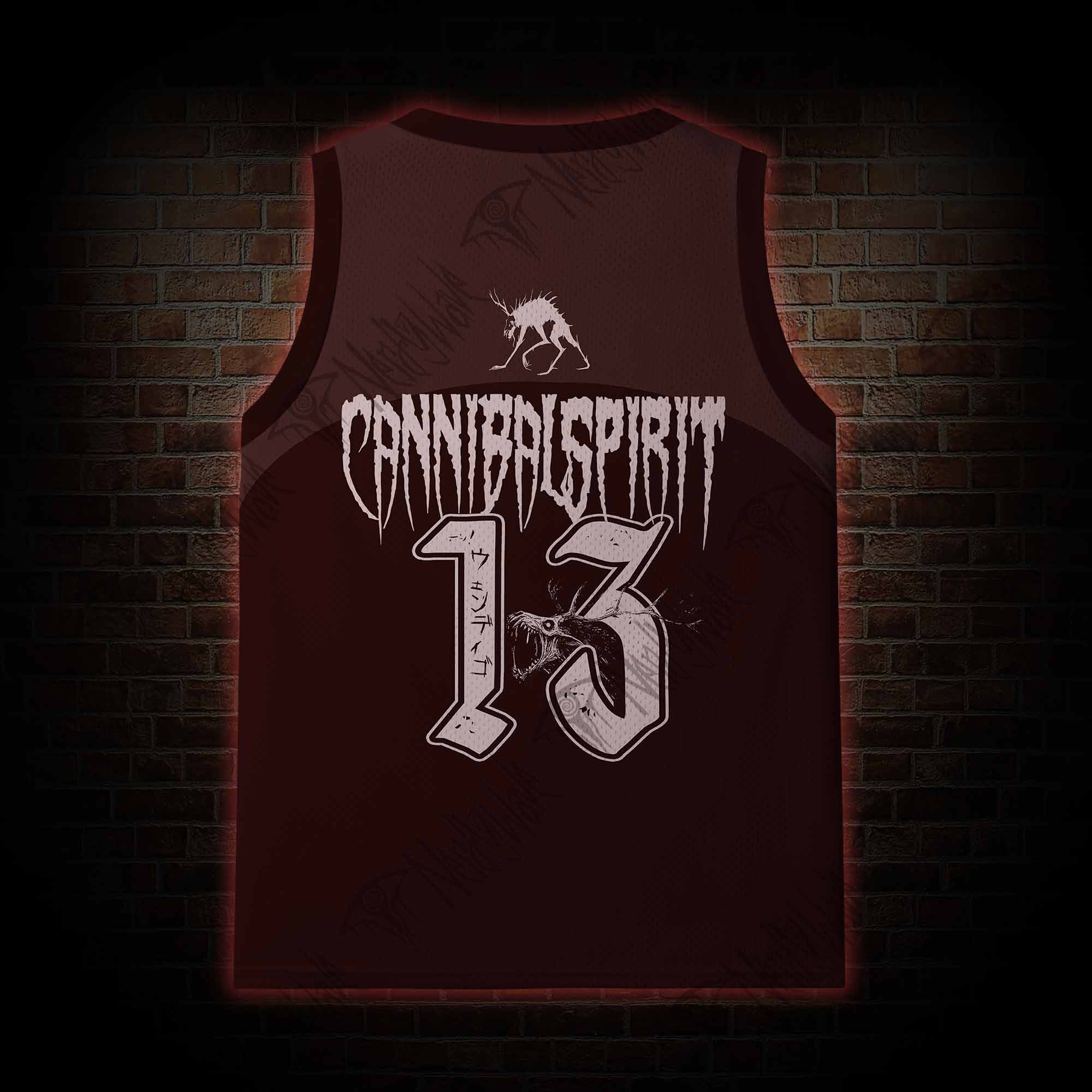 Wendigo Horror Mesh Jersey Tank Top