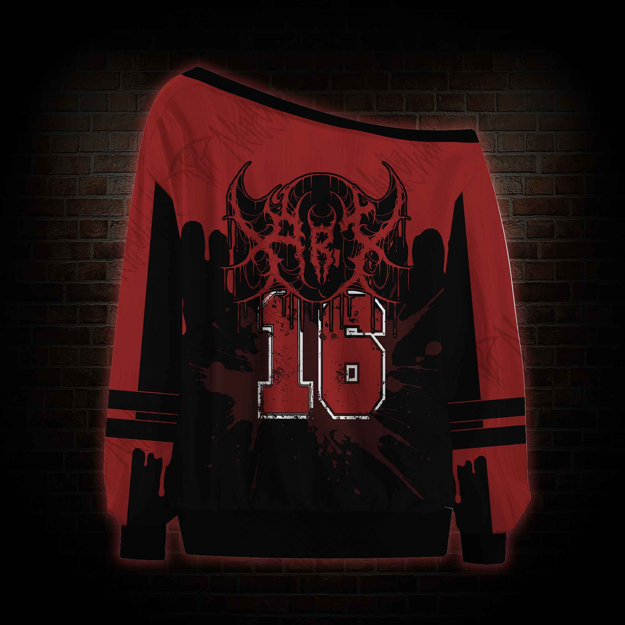 We All Float Down Here Off Shoulder Jersey