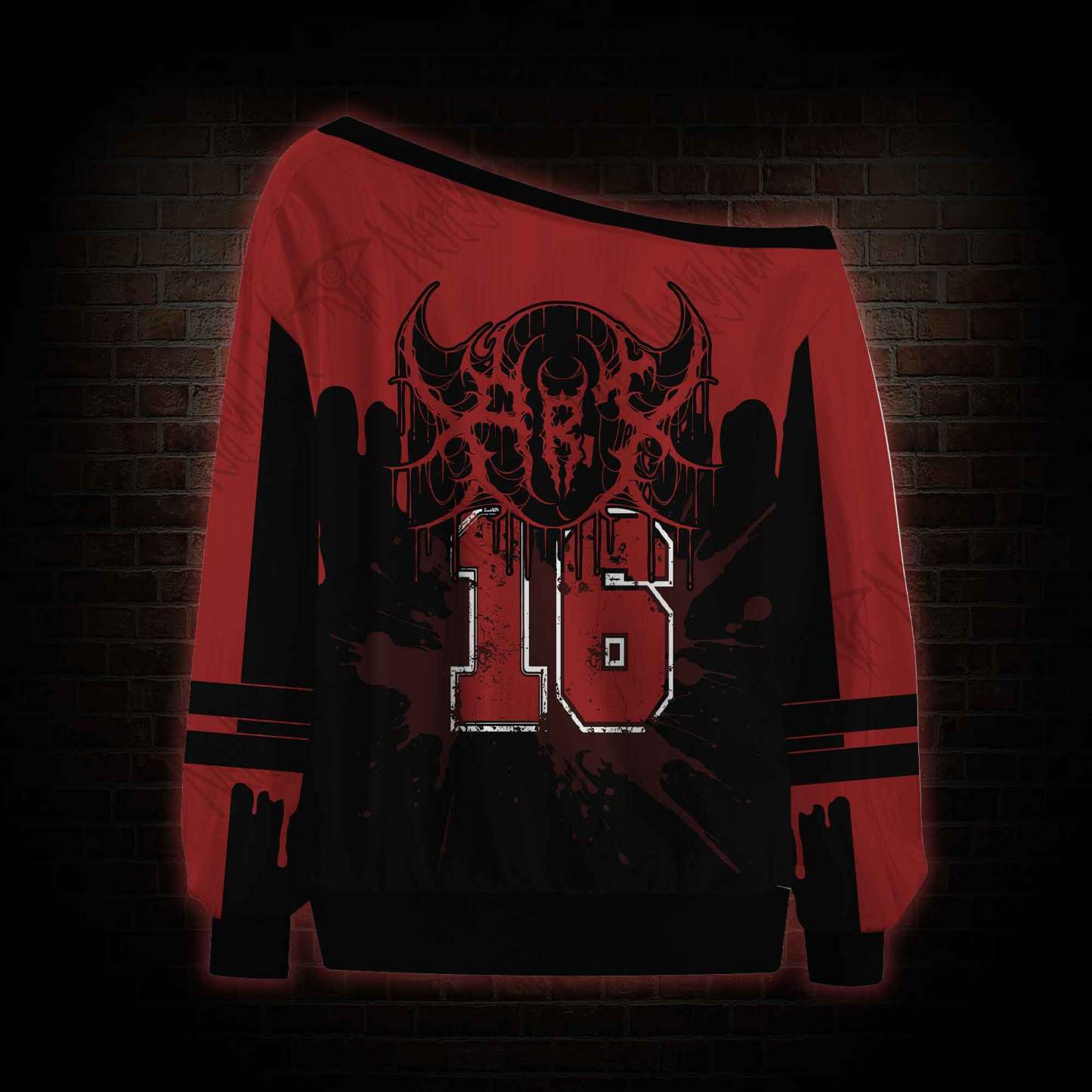 We All Float Down Here Off Shoulder Jersey