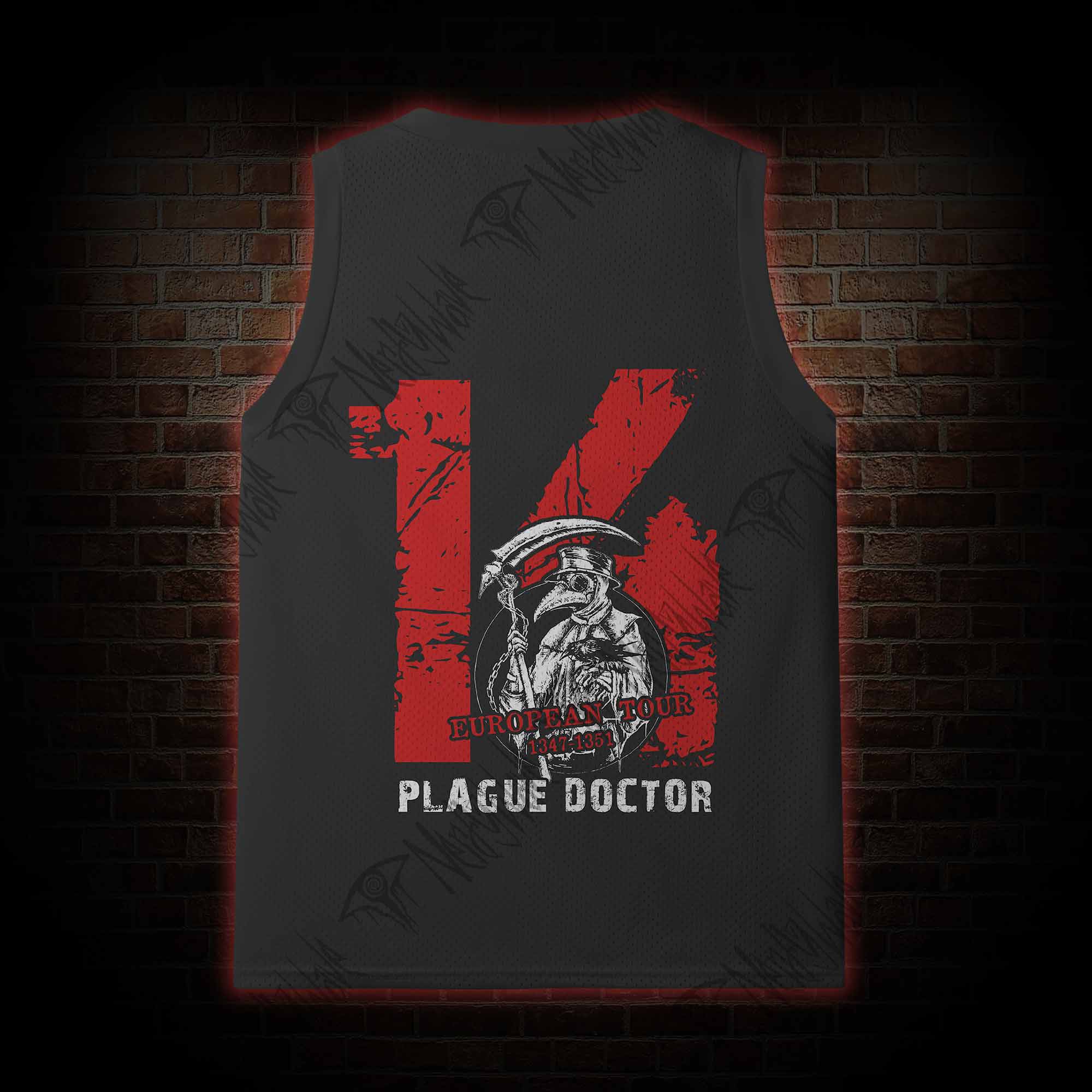 Plague Doctor Mesh Jersey Tank Top