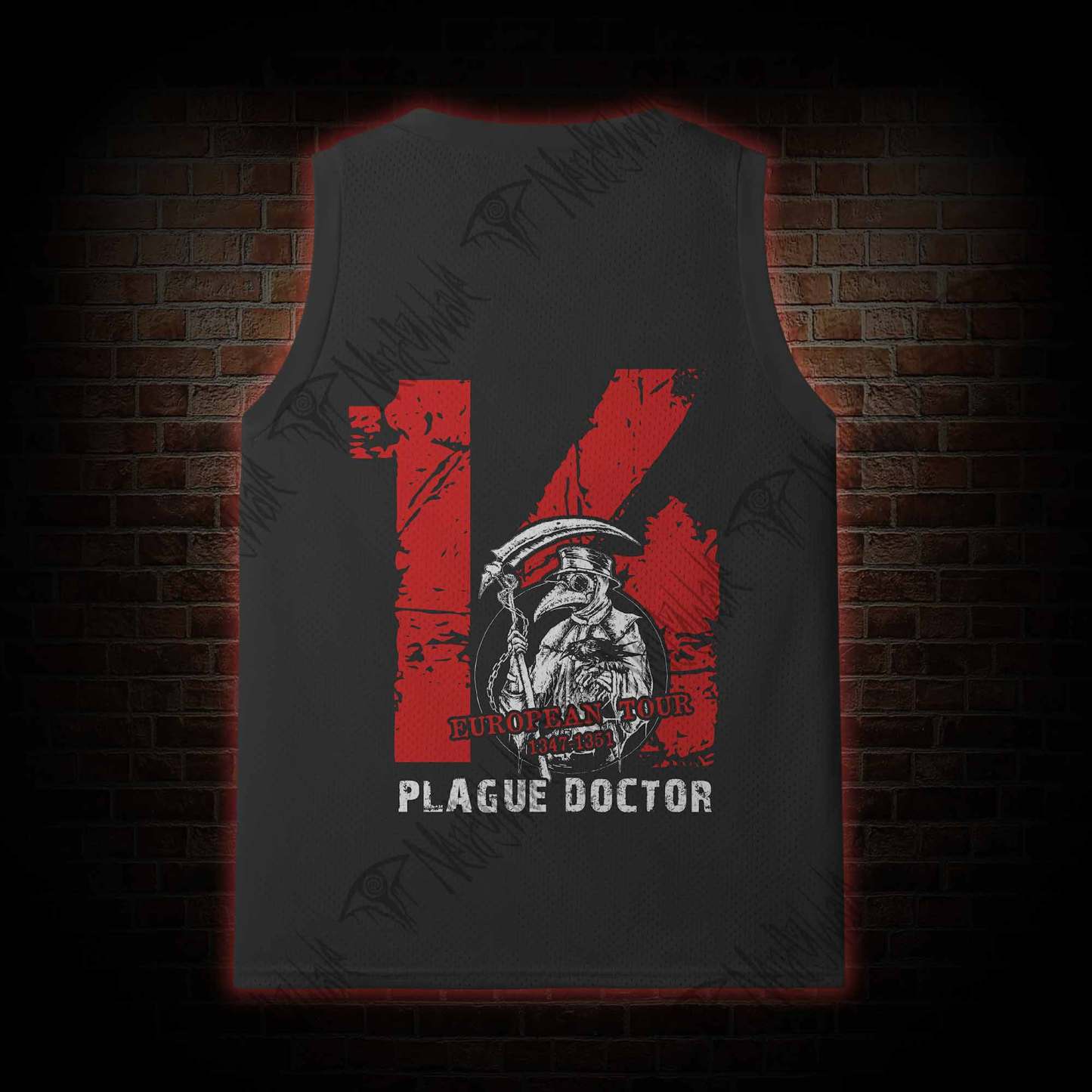 Plague Doctor Mesh Jersey Tank Top