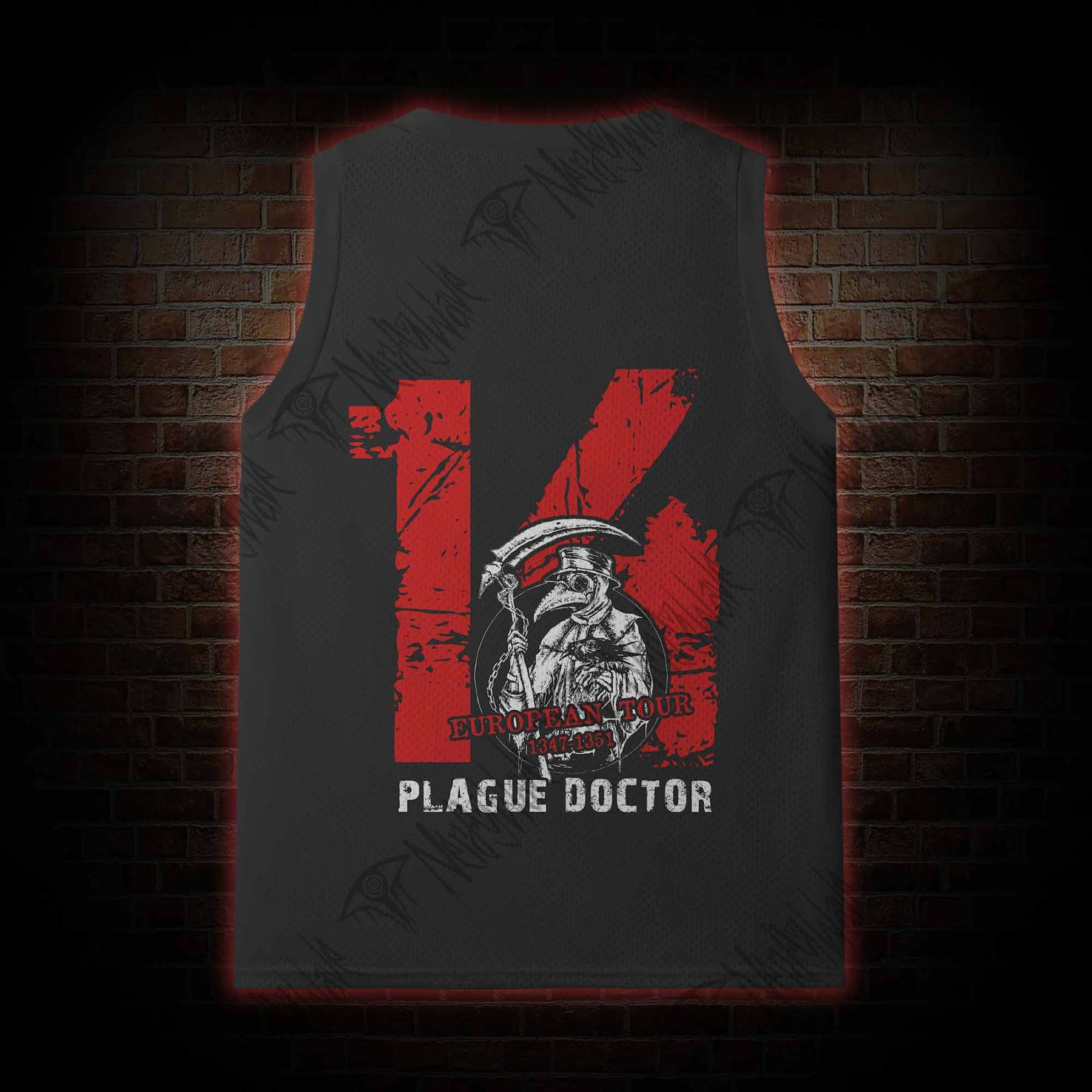 Plague Doctor Mesh Jersey Tank Top