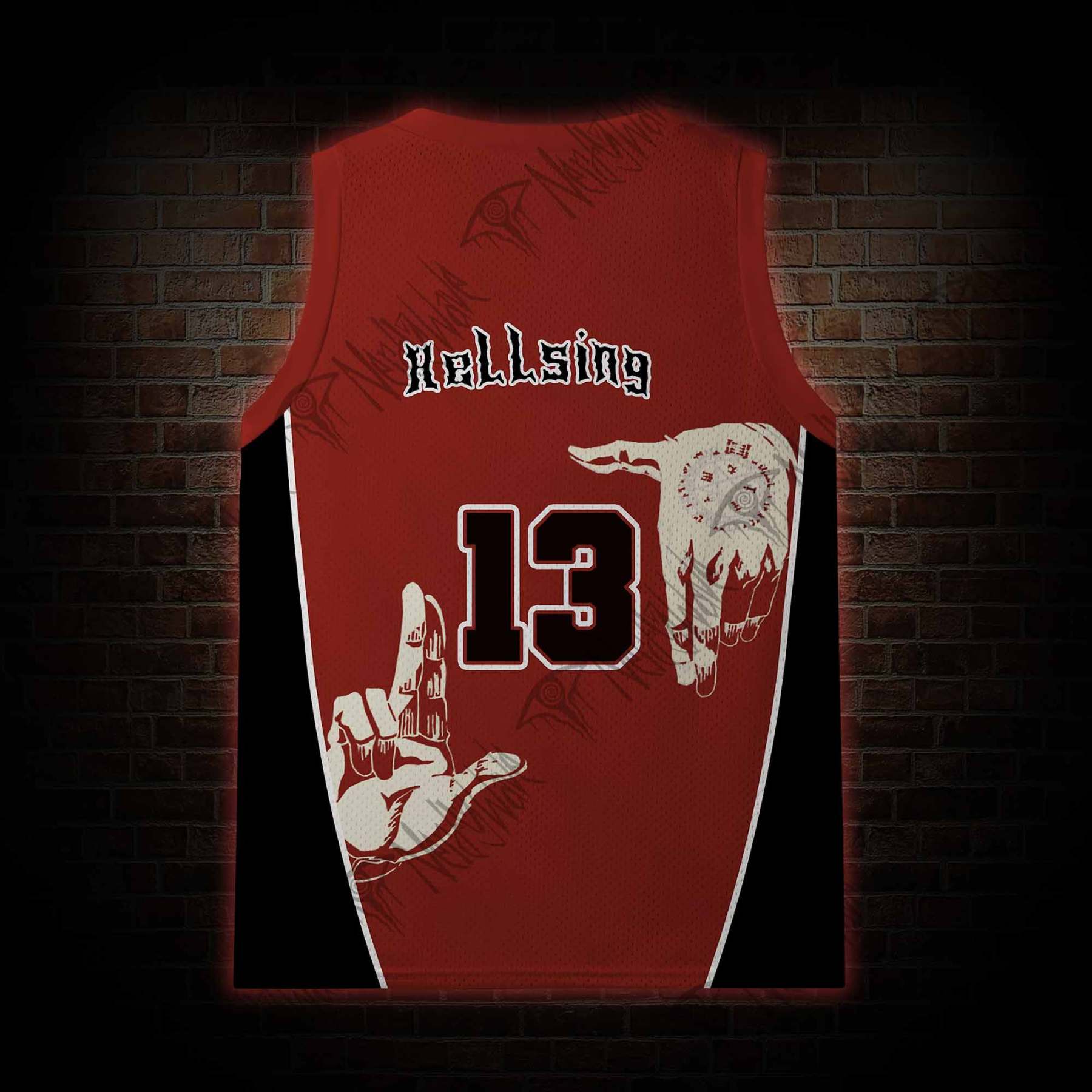 Occult Sign Mesh Jersey Tank Top