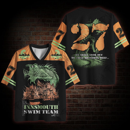 We Shall Swim Out to that Brooding Reef Mesh Jersey