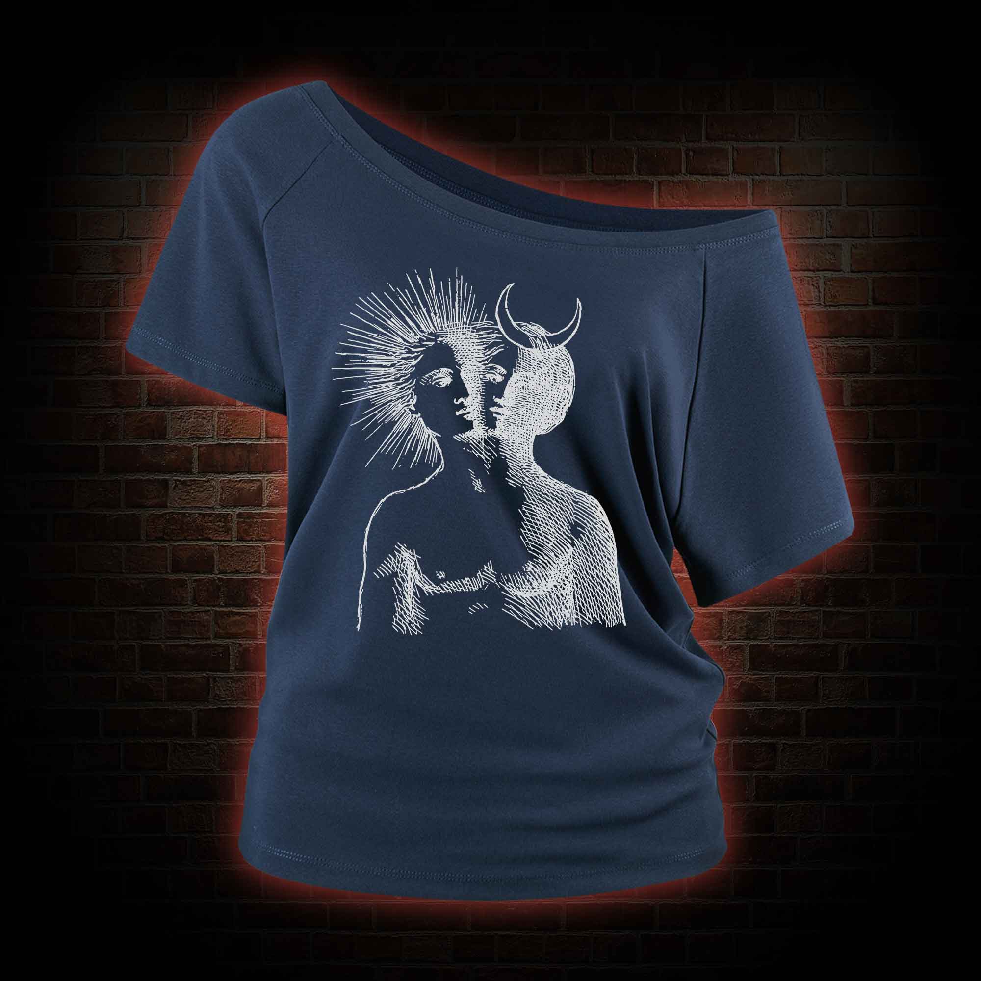 Duality Off Shoulder T-shirts