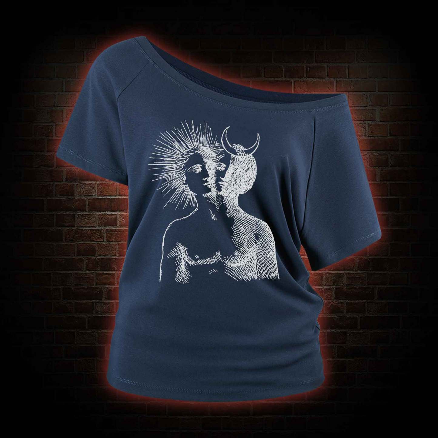 Duality Off Shoulder T-shirts