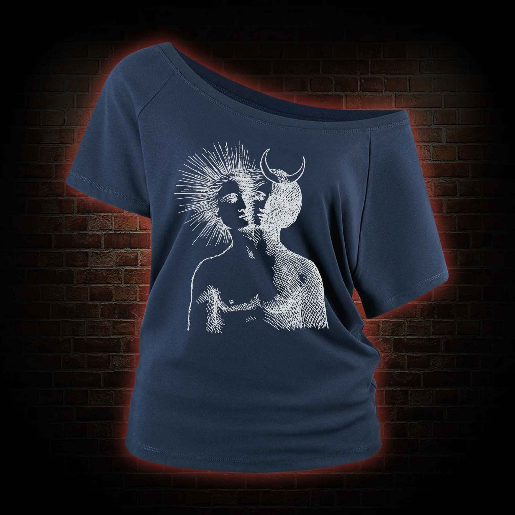 Duality Off Shoulder T-shirts