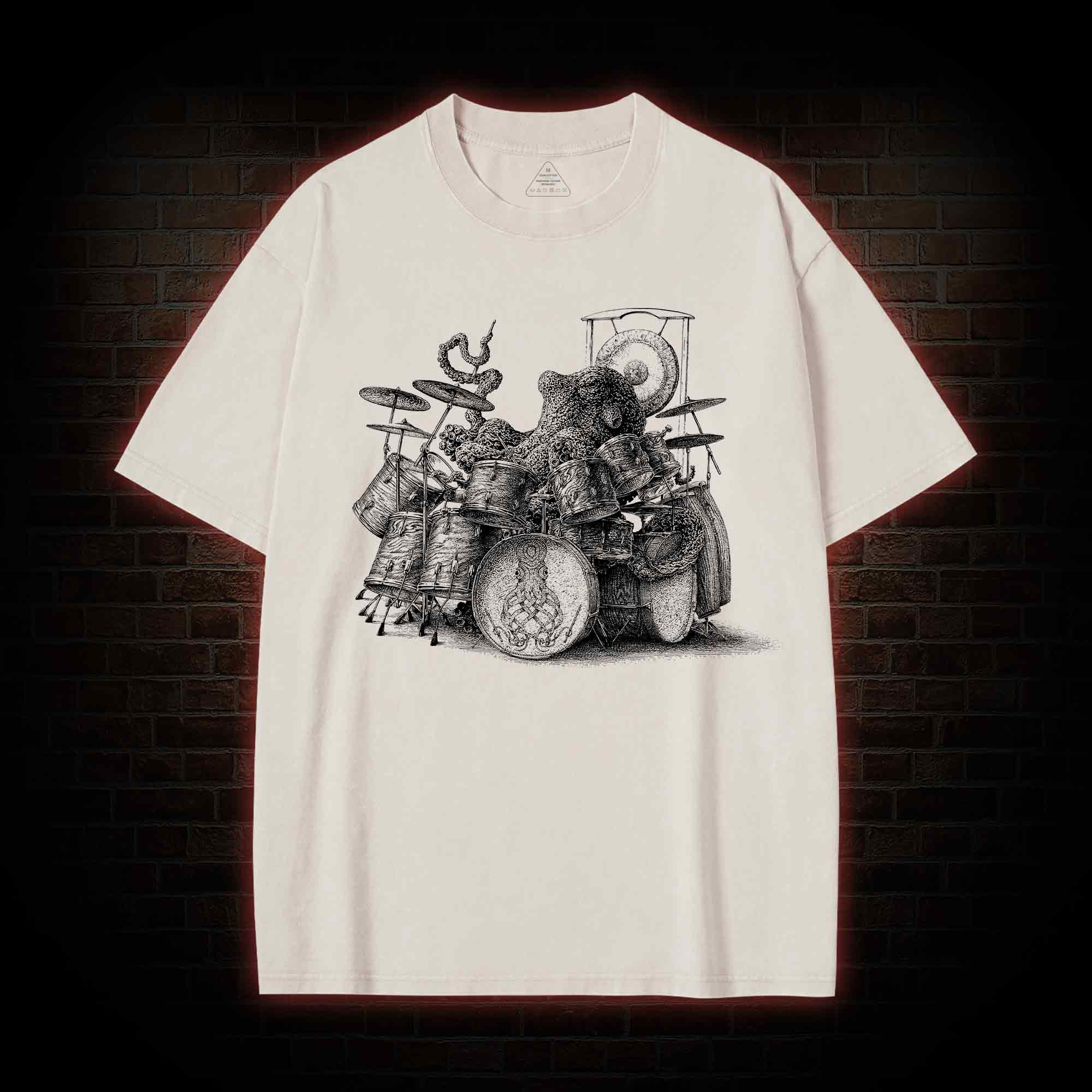 Octodrummer Washed T-shirt