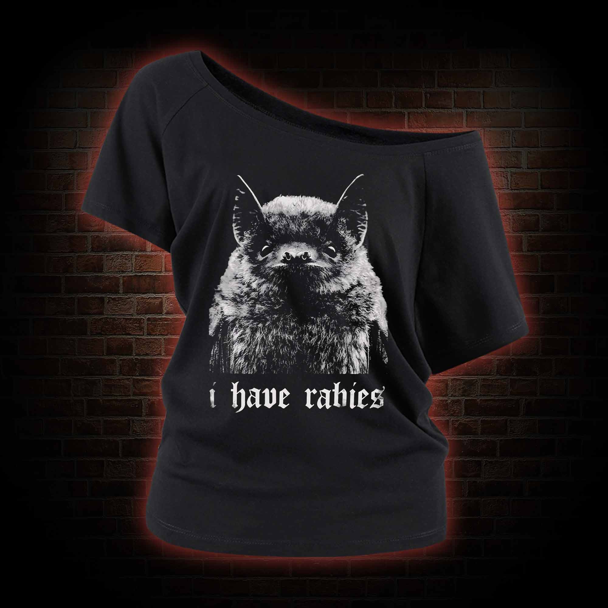 I Have Rabies Off Shoulder T-shirts