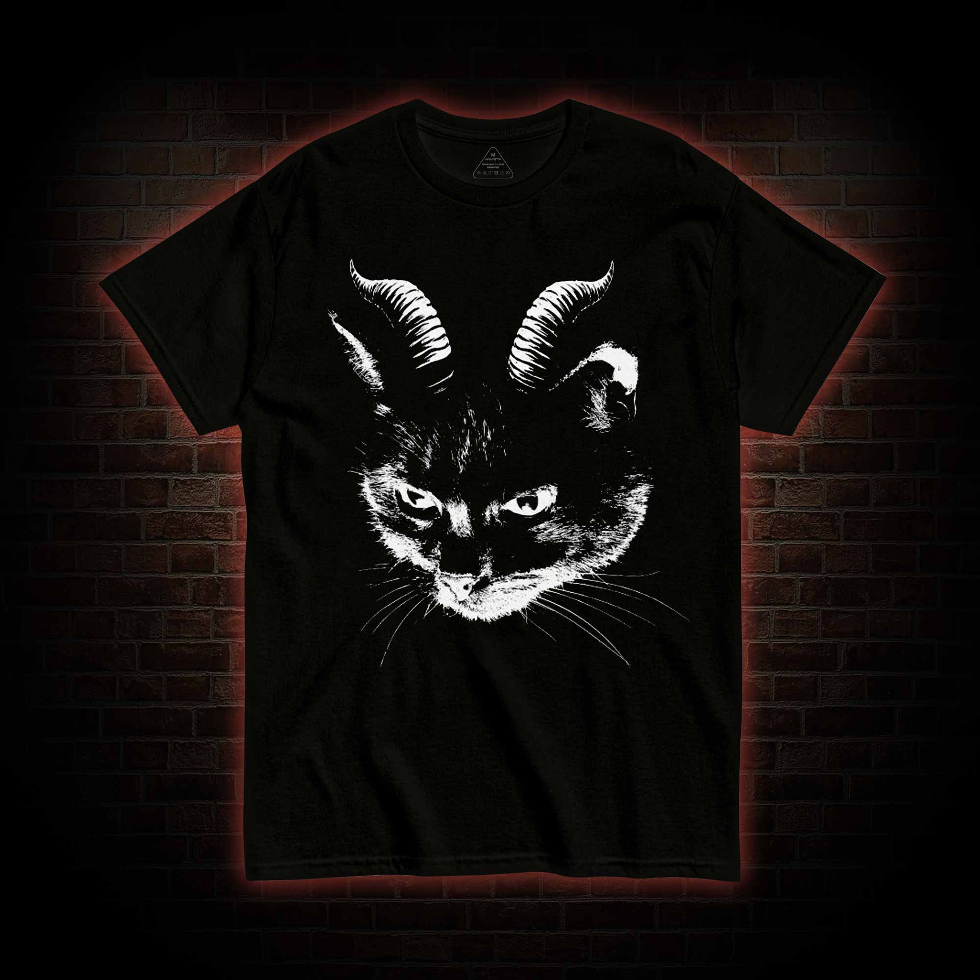 Dark Evil Black Cat T-shirt