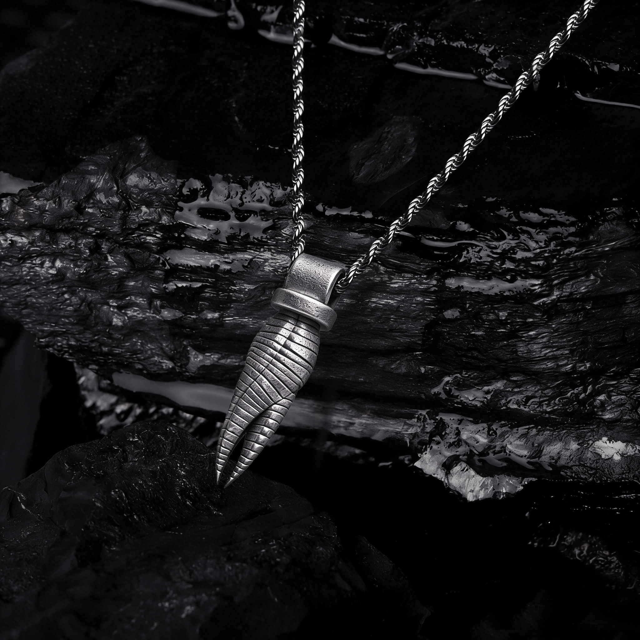 Crab Claw Sculptural Necklace