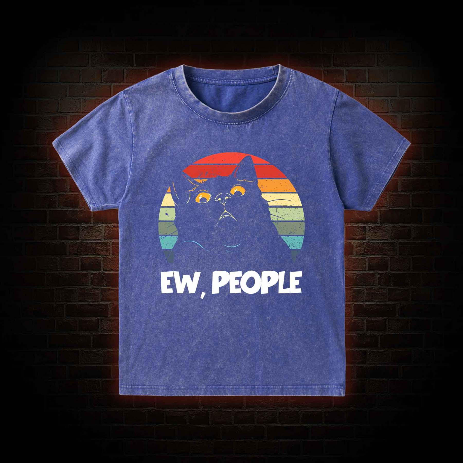 Ew People Kid Washed T-Shirt