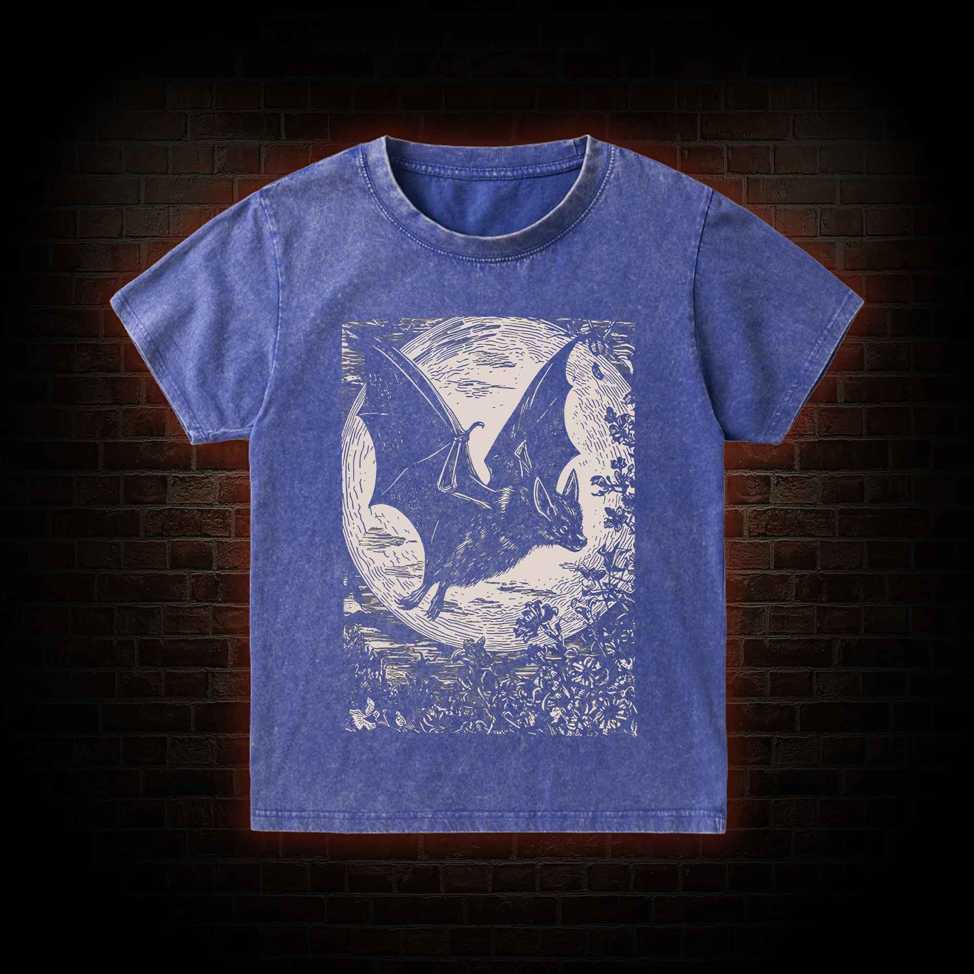 Medieval Bat Kid Washed T-Shirt