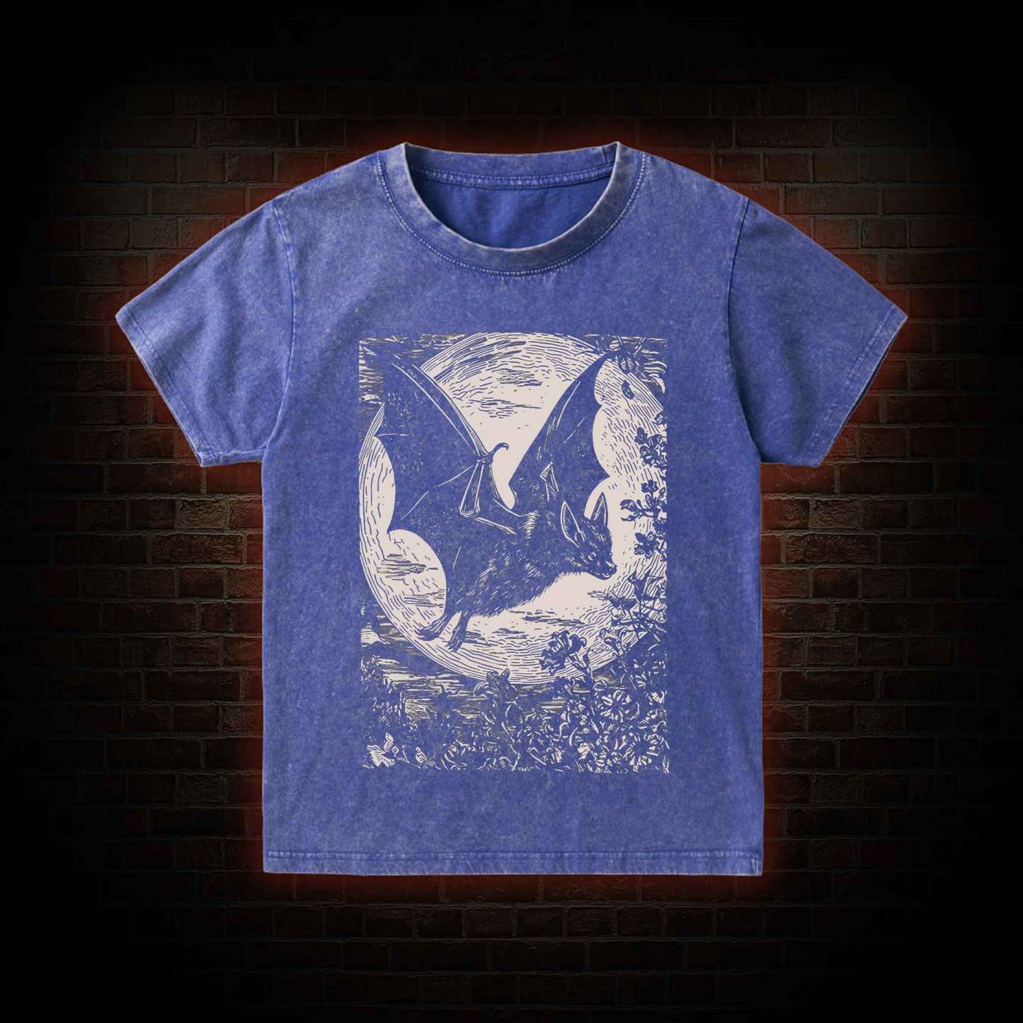 Medieval Bat Kid Washed T-Shirt