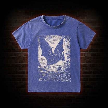 Medieval Bat Kid Washed T-Shirt