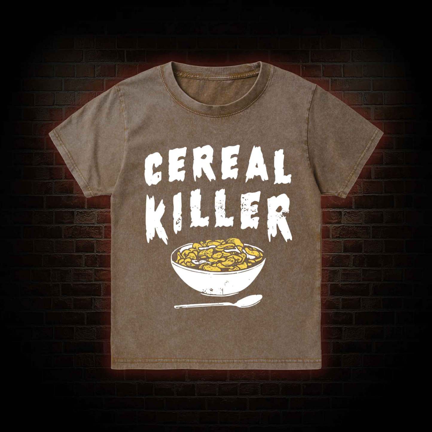 Cereal Killer Kid Washed T-Shirt
