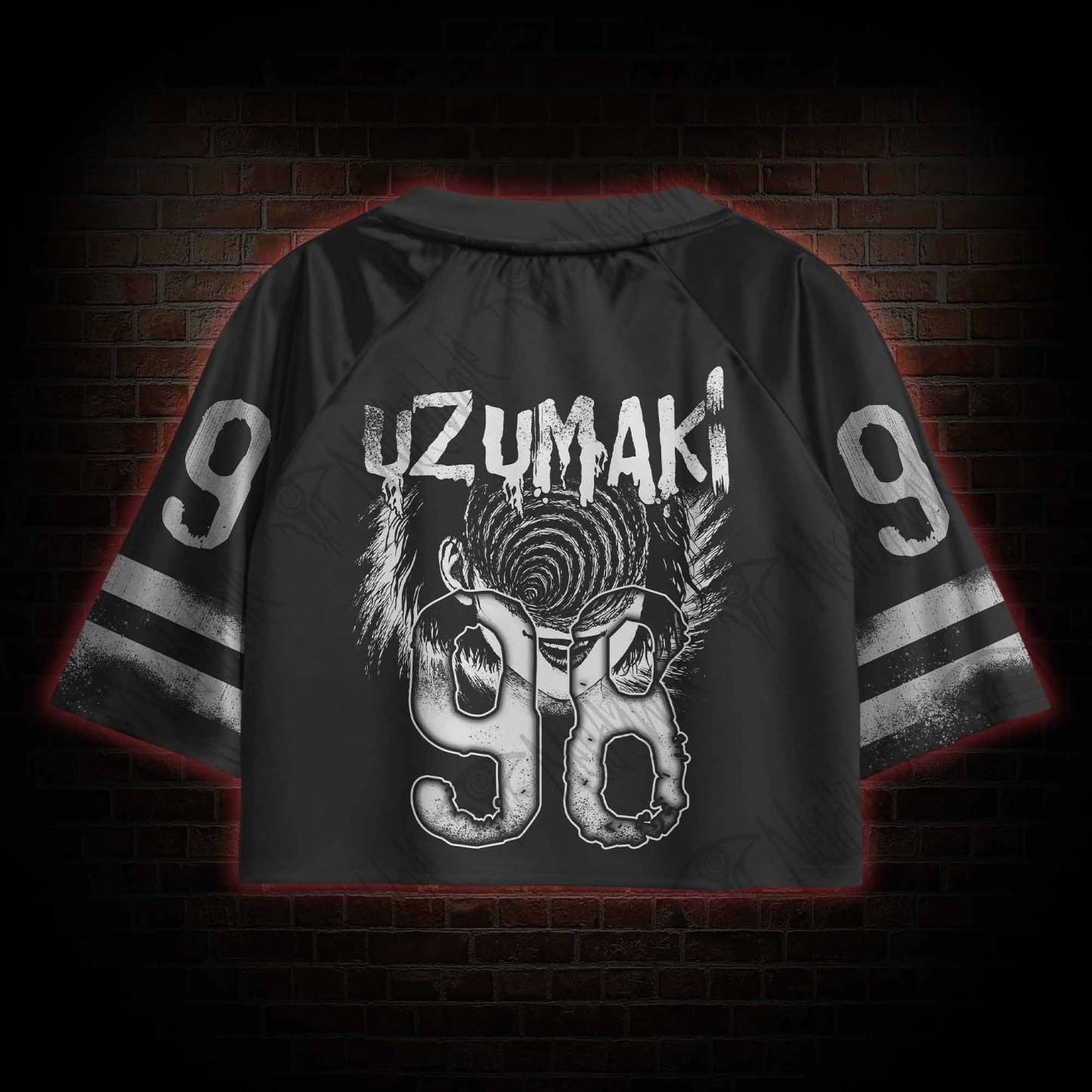 Horror Eyeball Sports Crop Jersey