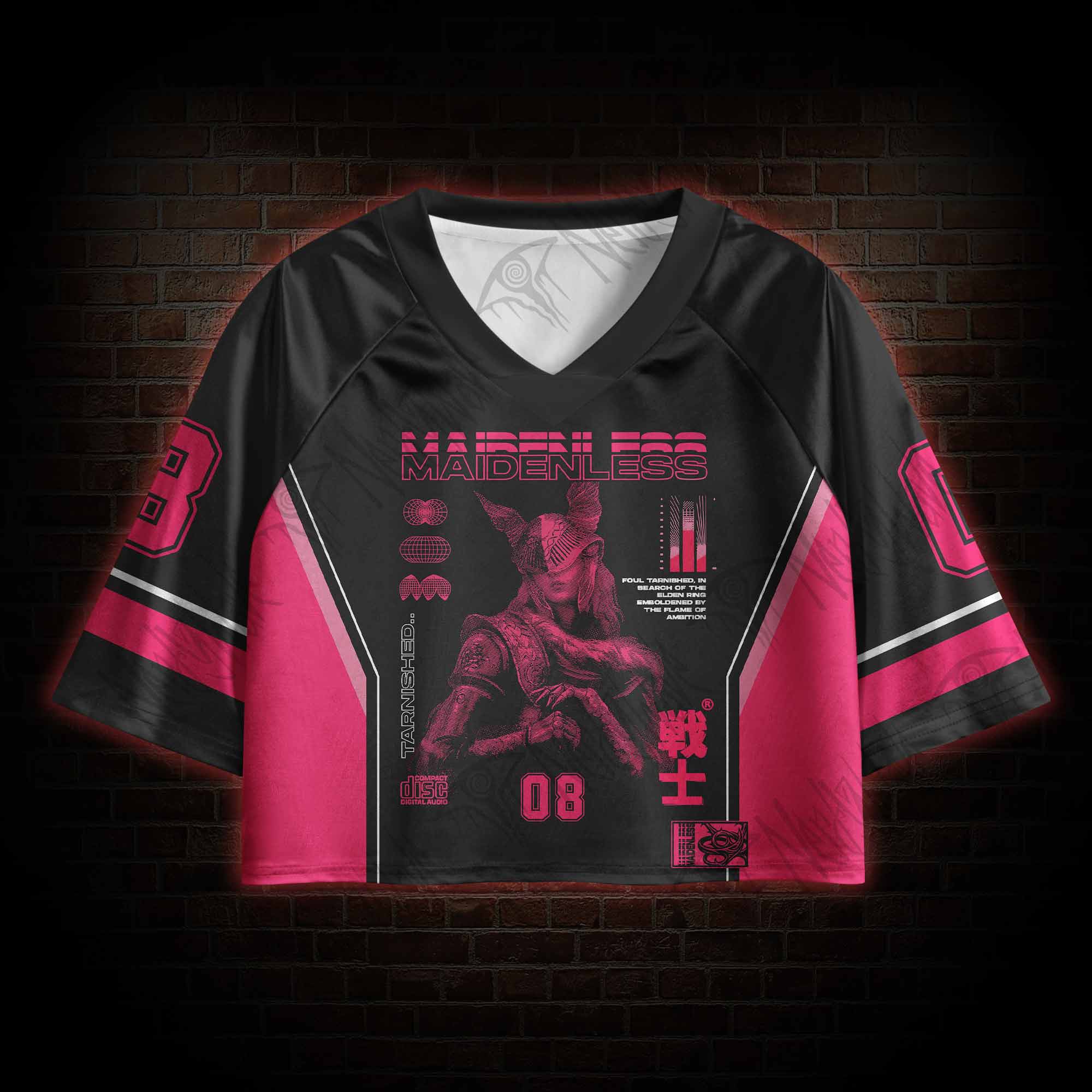 Maidenless Warrior Sports Crop Jersey