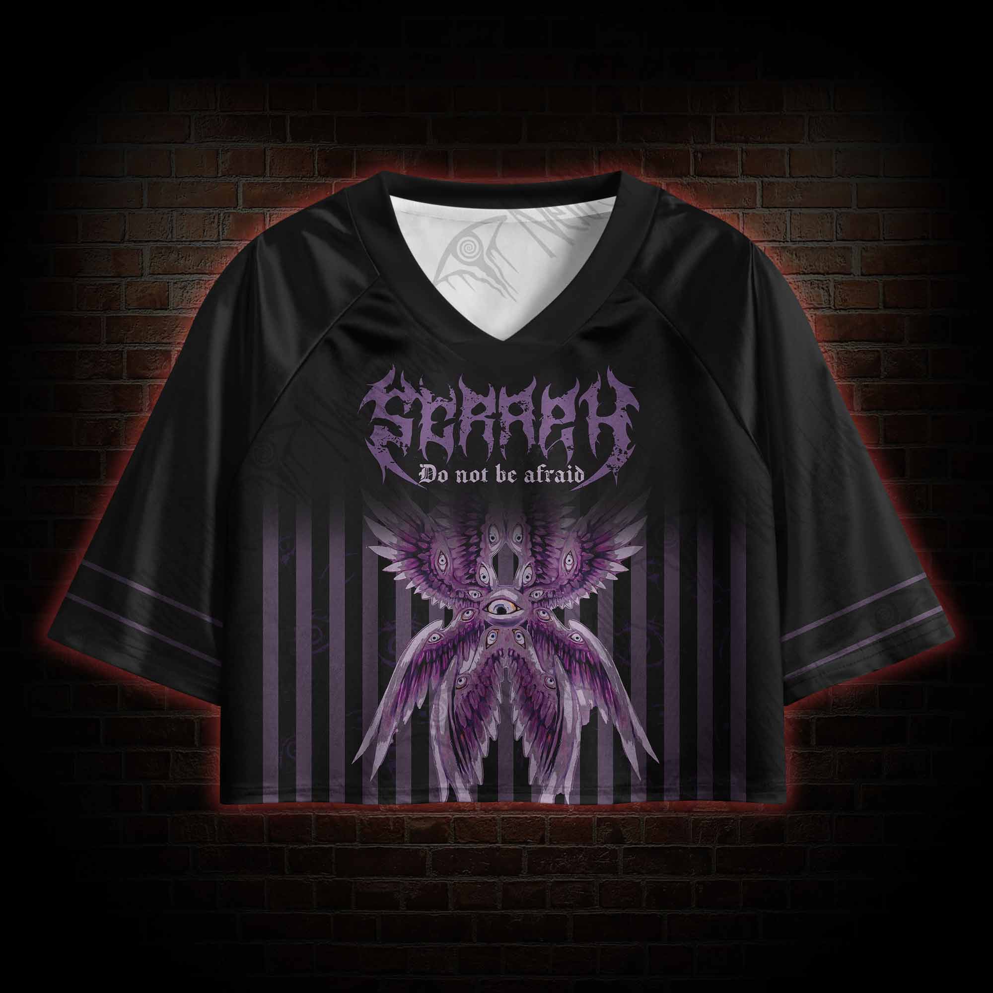 Do Not be Afraid Sports Crop Jersey