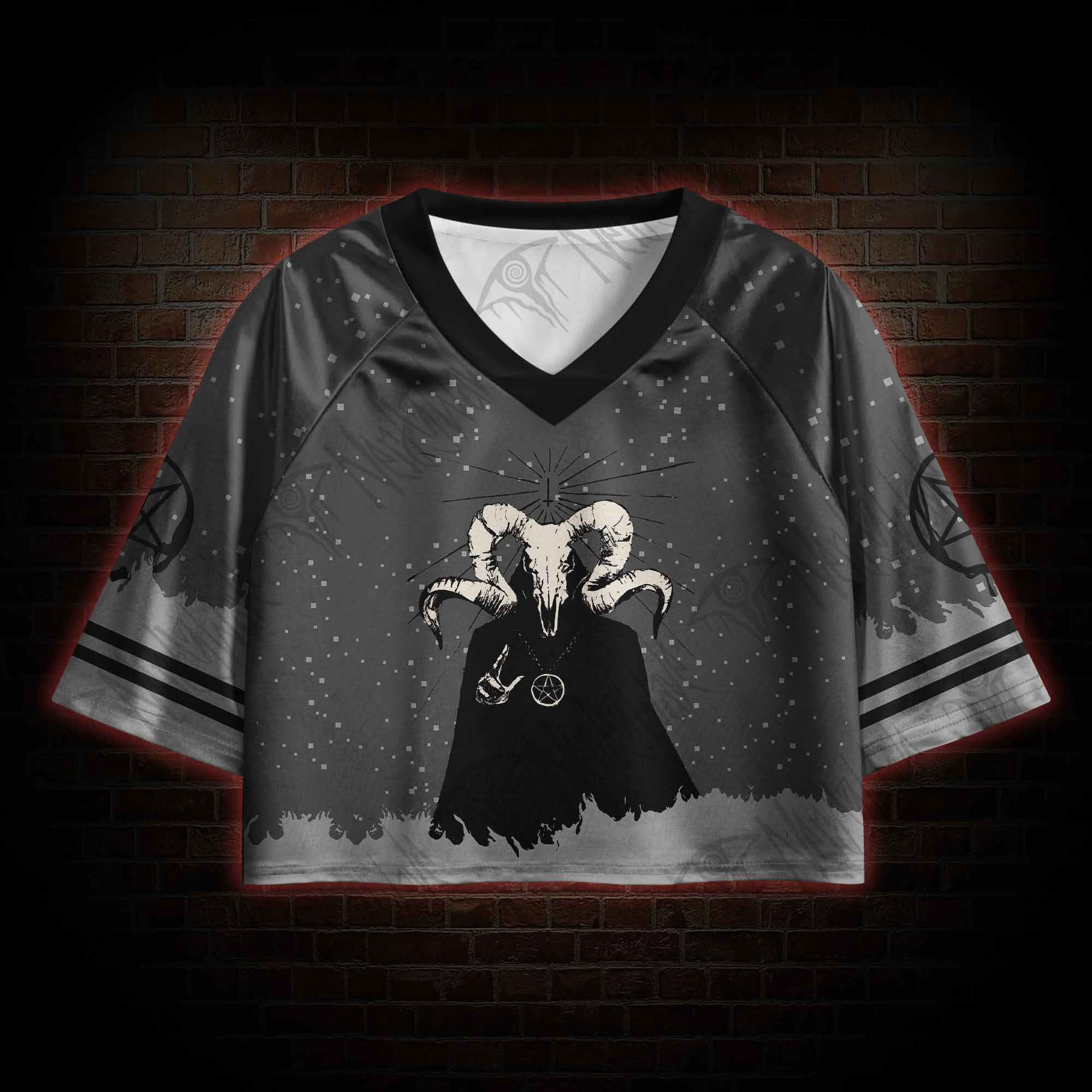 Baphomet Sports Crop Jersey