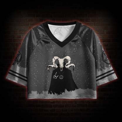 Baphomet Sports Crop Jersey