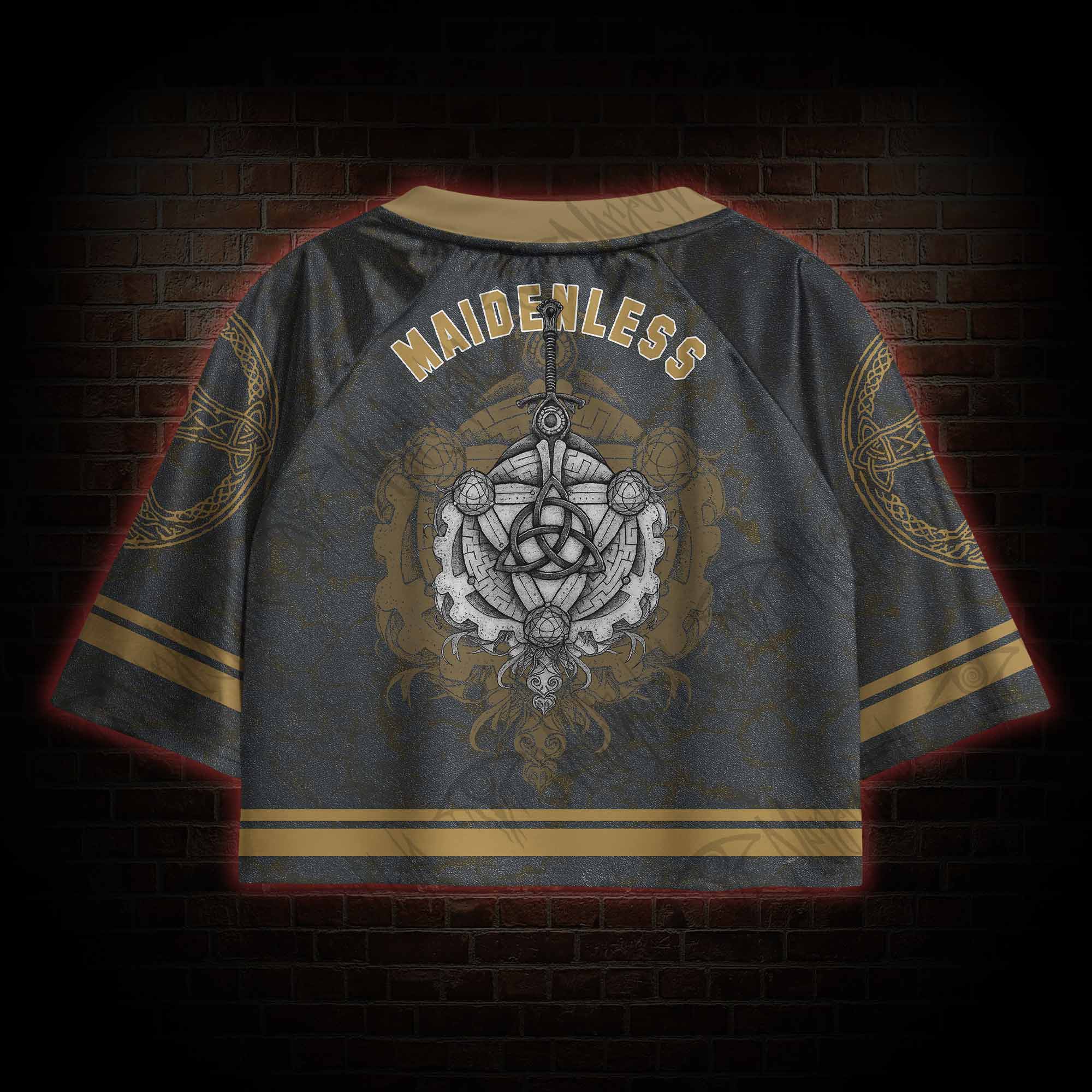 Maidenless Sports Crop Jersey