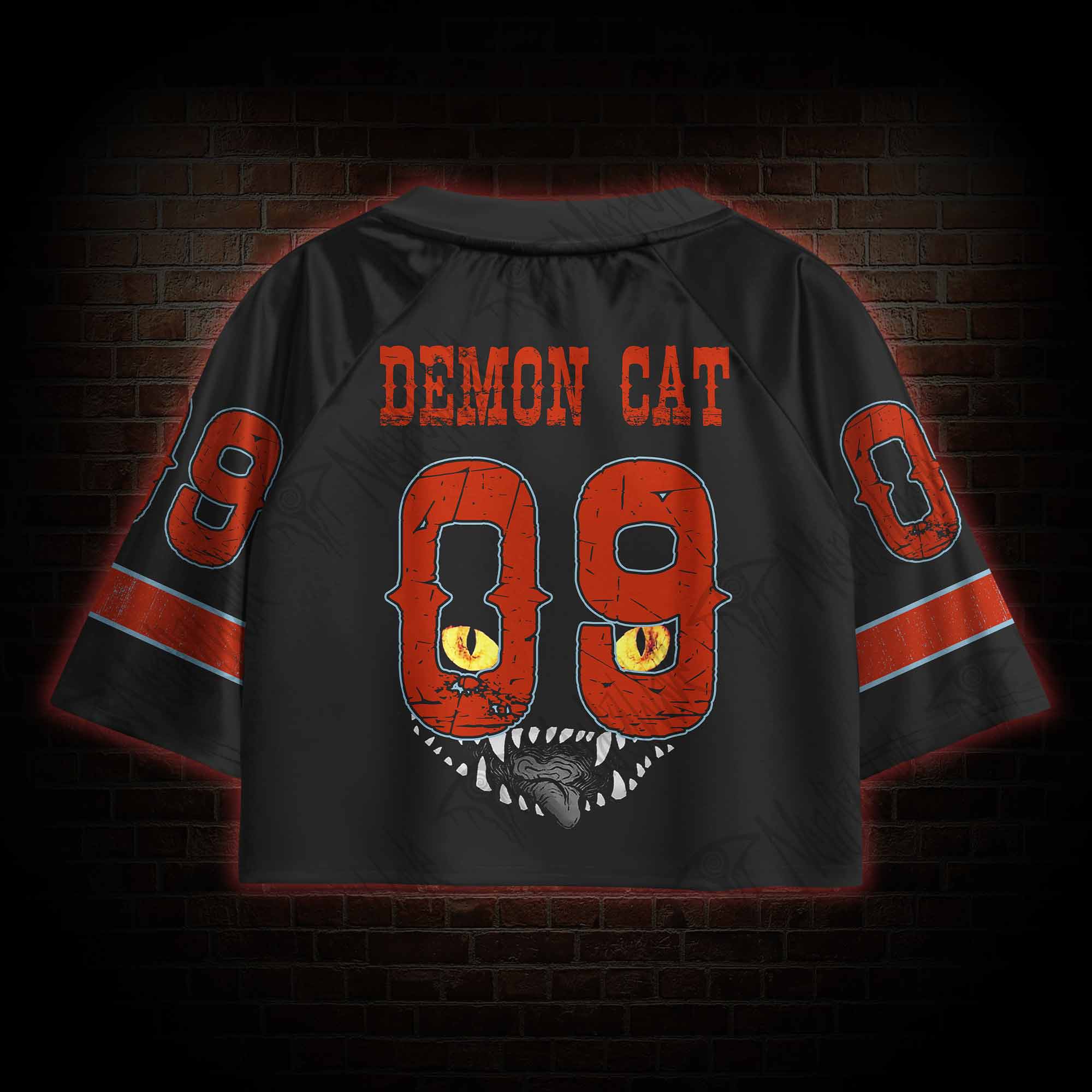 Demon Cat Sports Crop Jersey