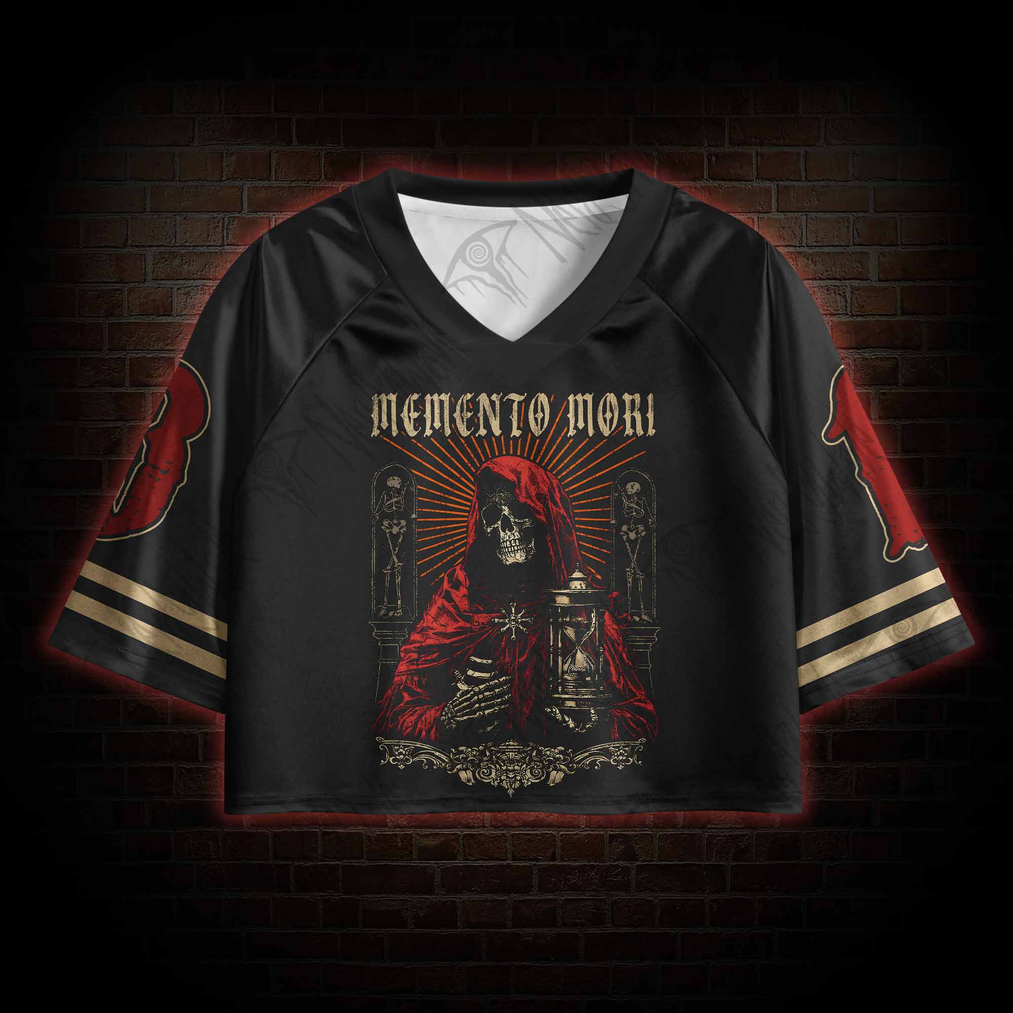 Memento Mori Sports Crop Jersey