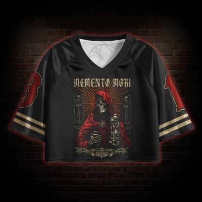 Memento Mori Sports Crop Jersey