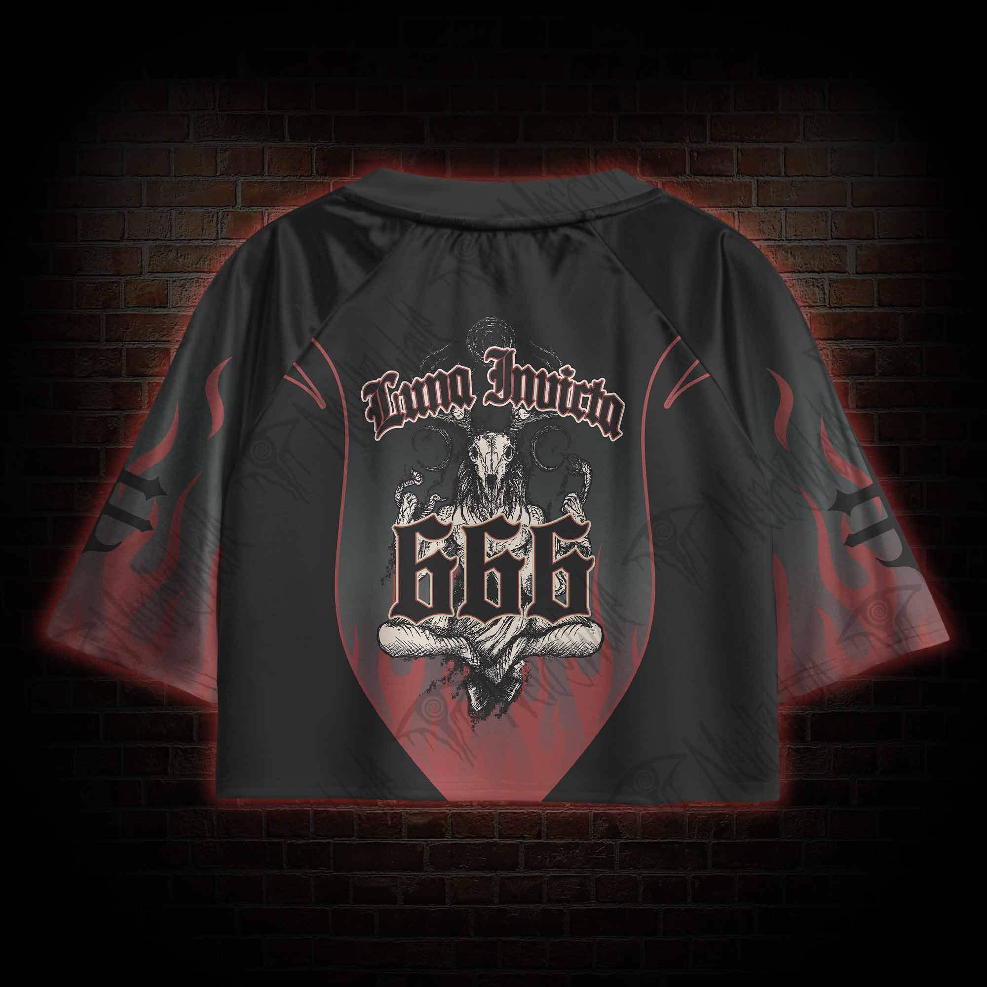 Night has Come Sports Crop Jersey