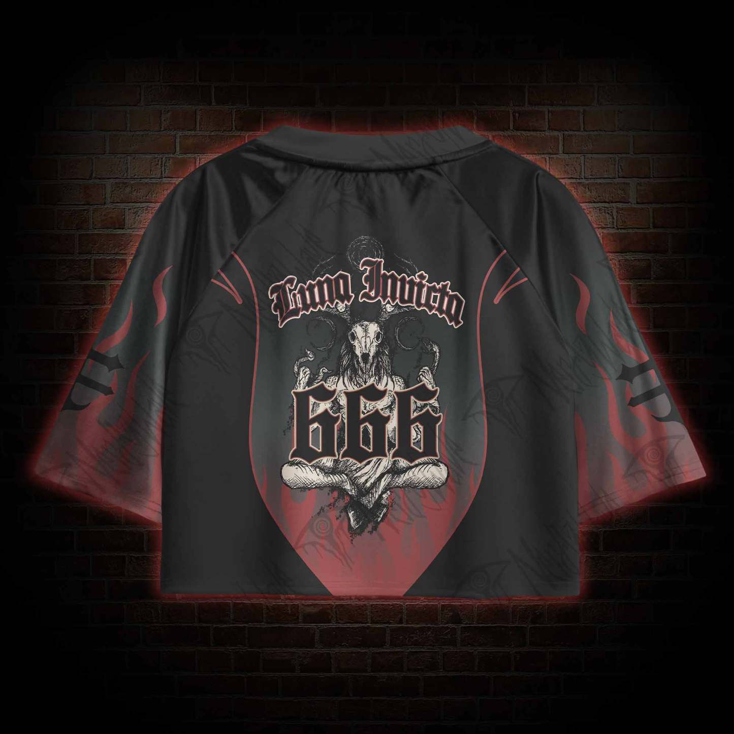 Night has Come Sports Crop Jersey