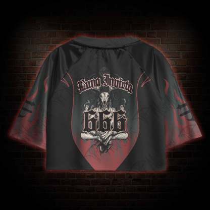 Night has Come Sports Crop Jersey