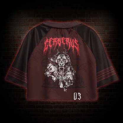 The Hound of Hades Sports Crop Jersey