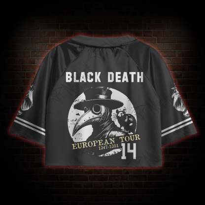 Black Death European Tour Sports Crop Jersey