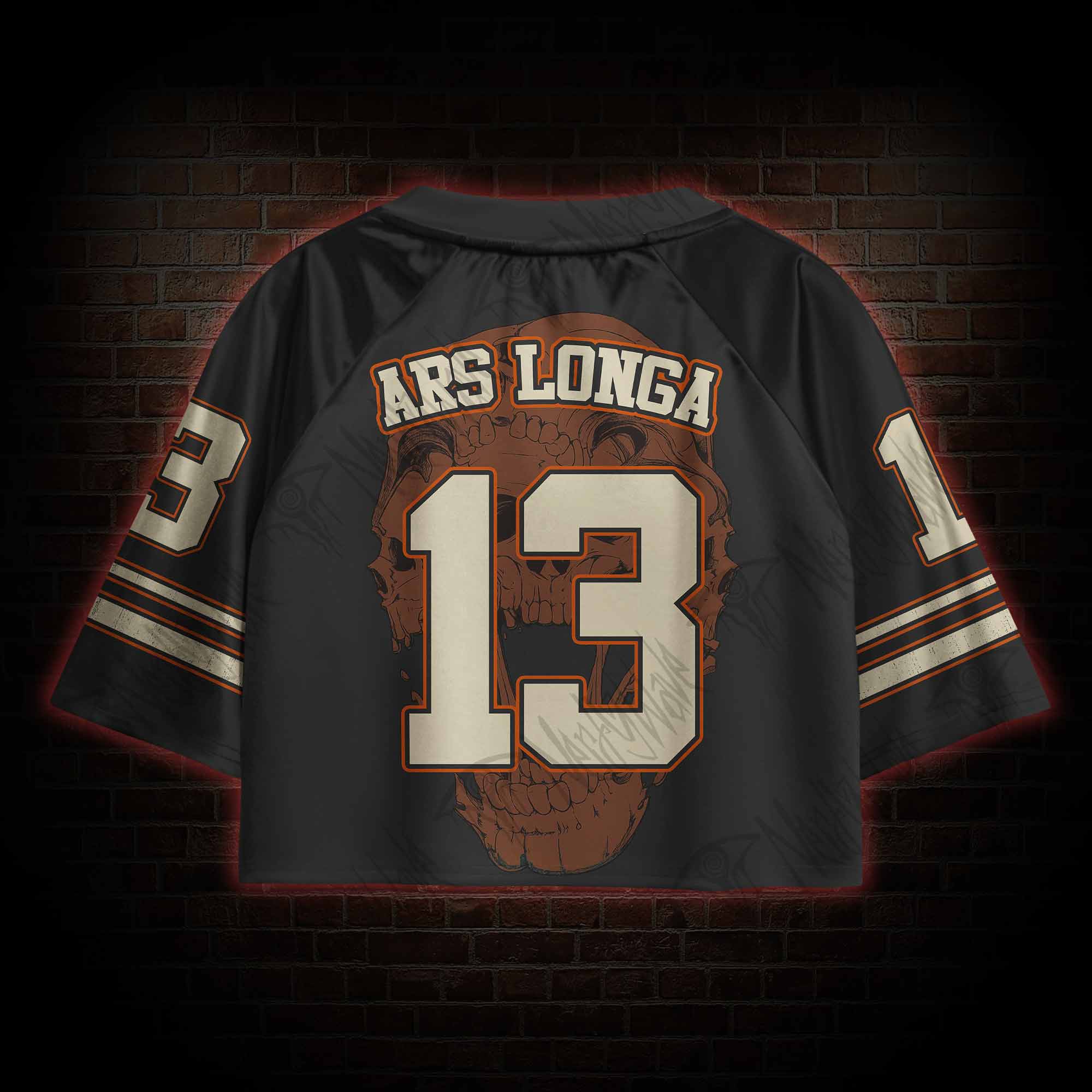 Memento Mori Horror Sports Crop Jersey