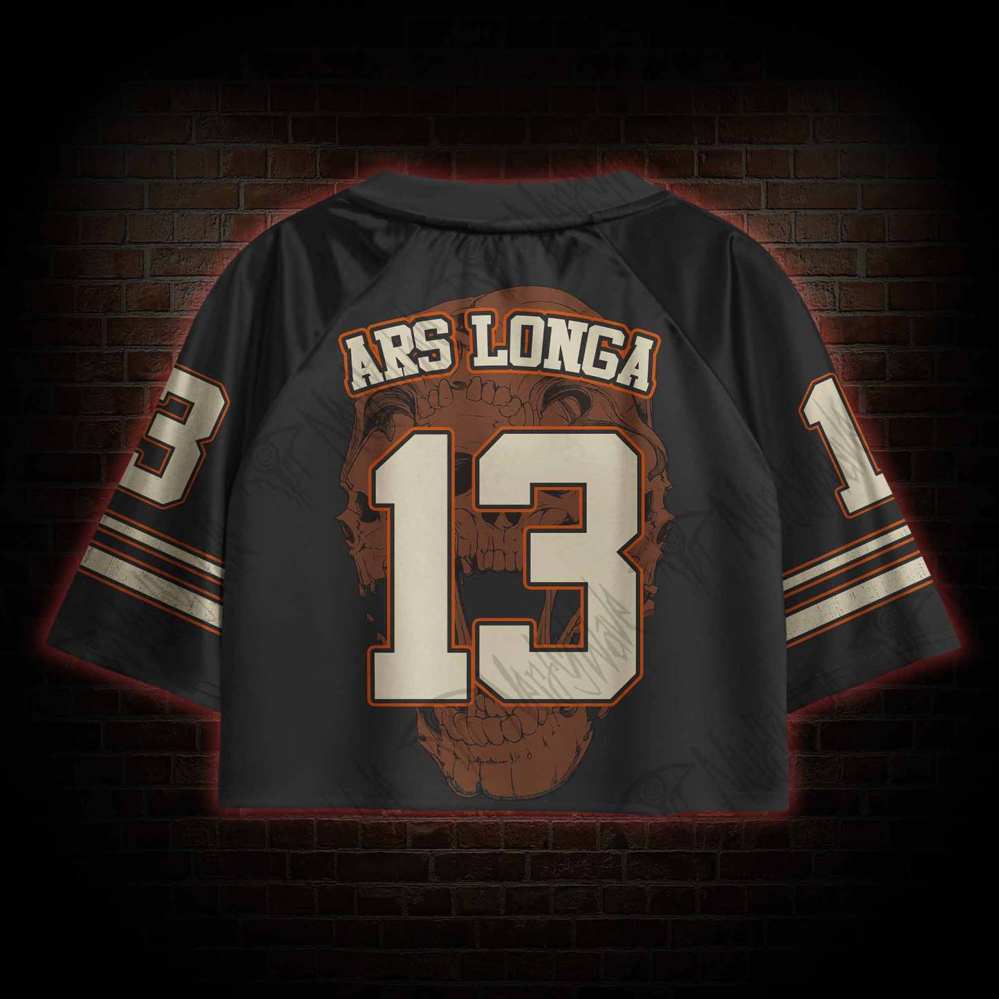 Memento Mori Horror Sports Crop Jersey