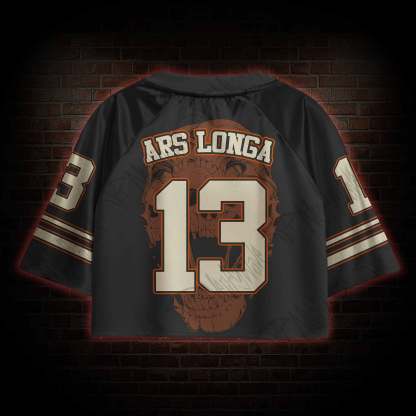 Memento Mori Horror Sports Crop Jersey