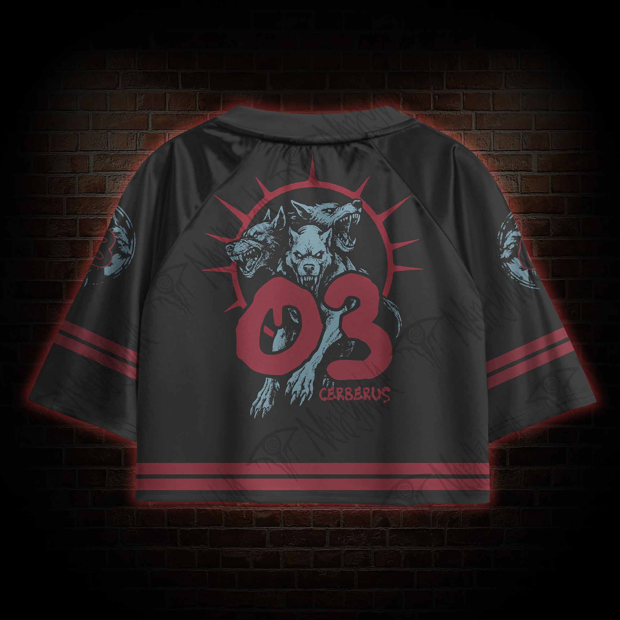 Hell Hound Cerberus Sports Crop Jersey