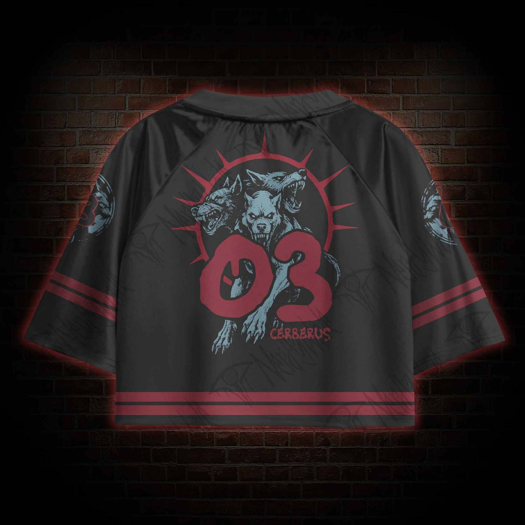 Hell Hound Cerberus Sports Crop Jersey