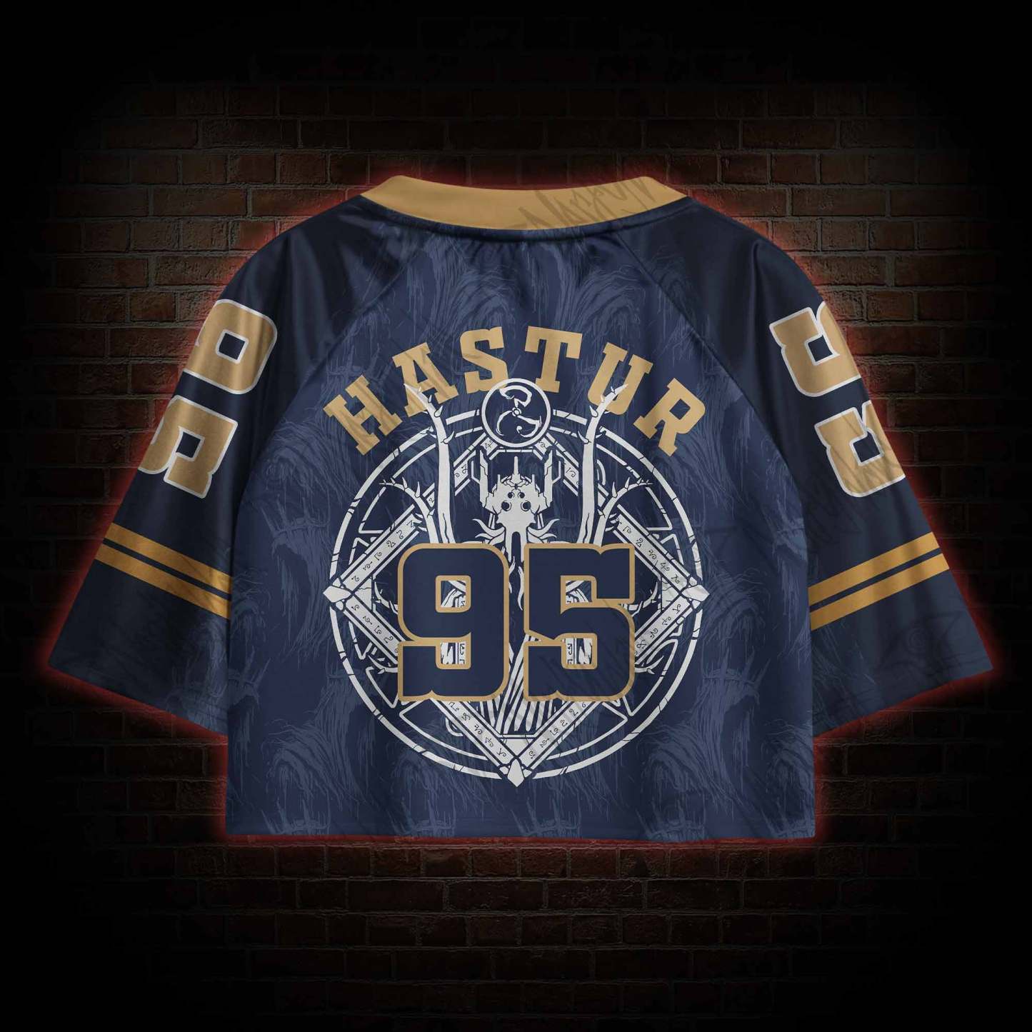 The King in Yellow Sports Crop Jersey