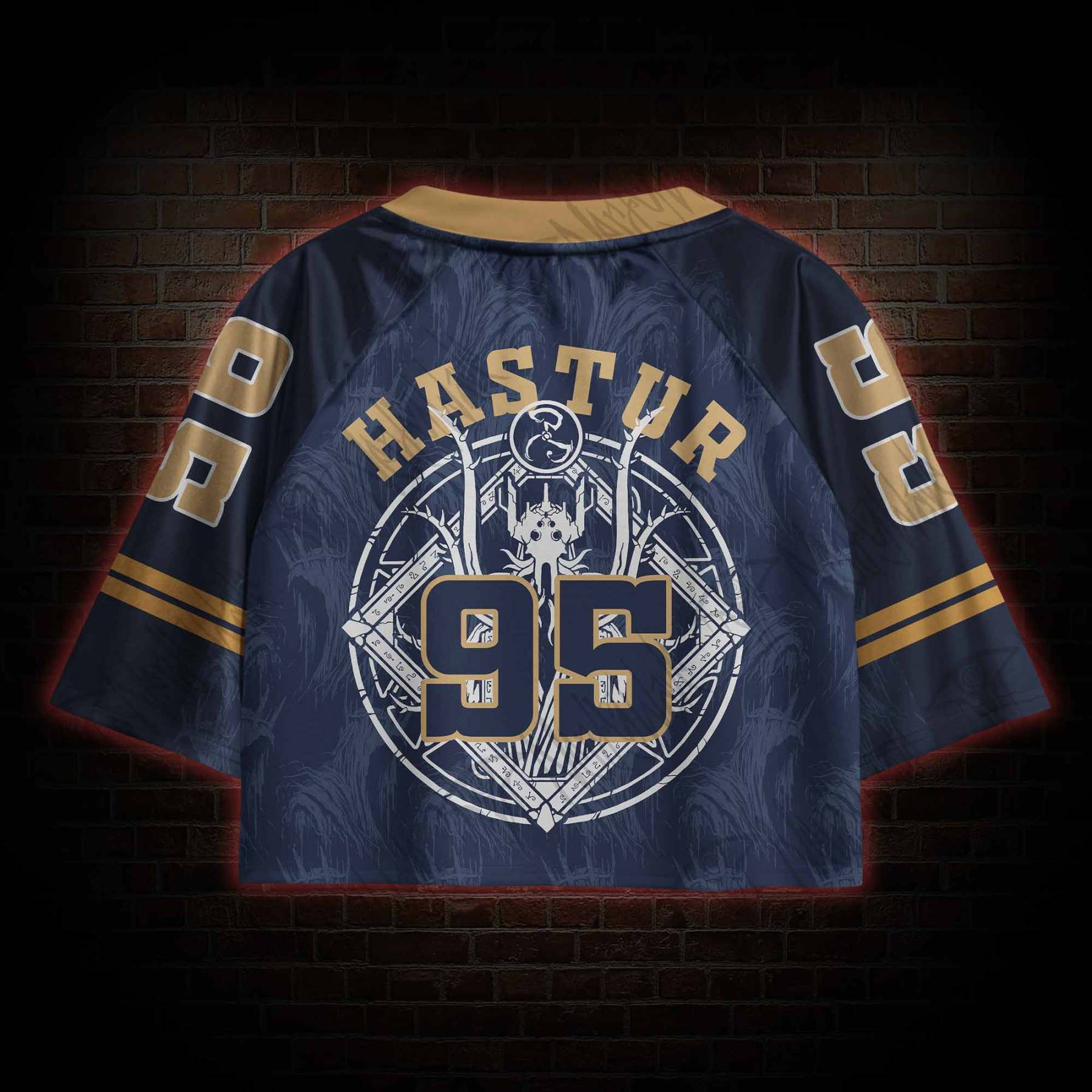 The King in Yellow Sports Crop Jersey