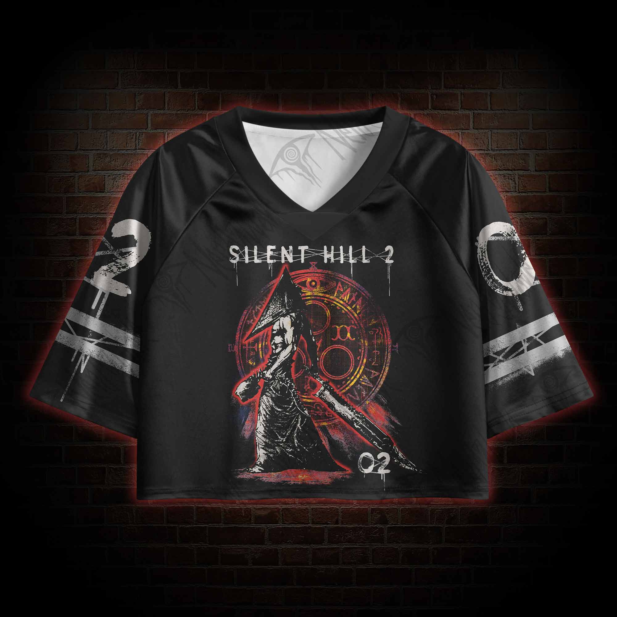 Pyramid Head Sports Crop Jersey