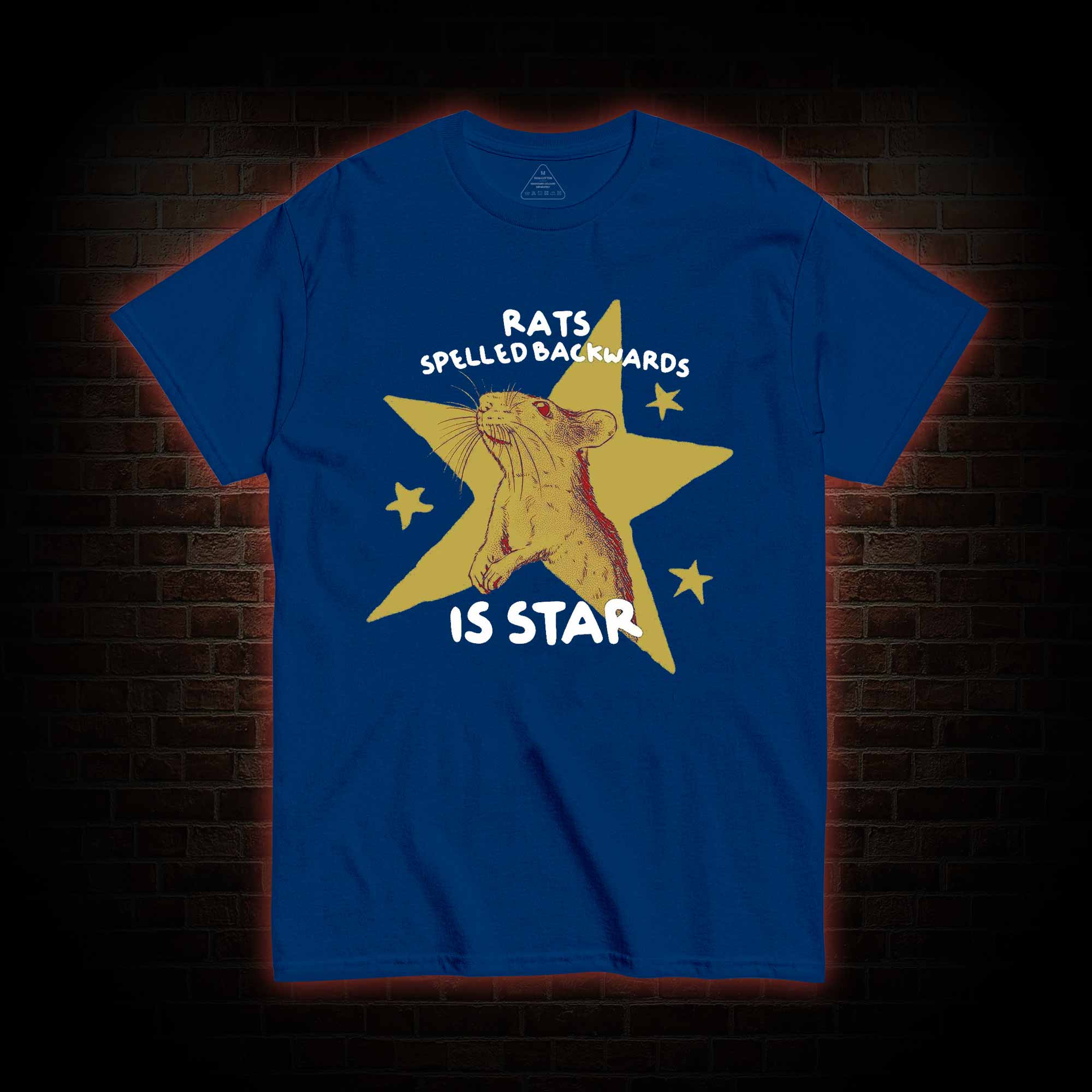 Rats Spelled Backwards is Star T-shirt